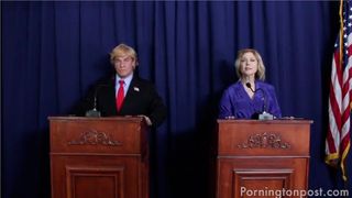 Pornington Post’s 'Creampie Debate' Puts The Pussy In Presidential Politics