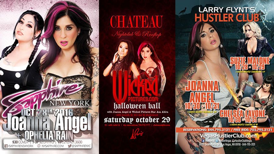 Joanna Angel Embarks On Cross-Country Halloween Tour