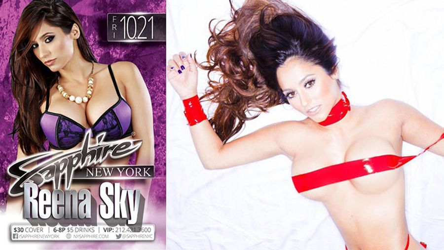 Reena Sky To Feature At Sapphire NY For One Night Only This Friday