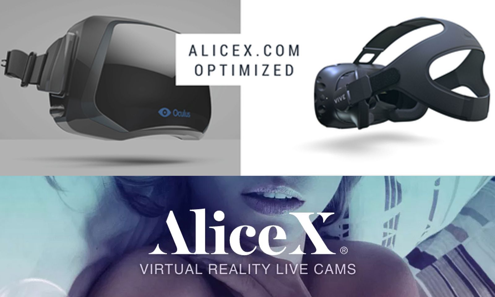 AliceX.com Content Now Optimized for Oculus Rift, Vive VR Headsets