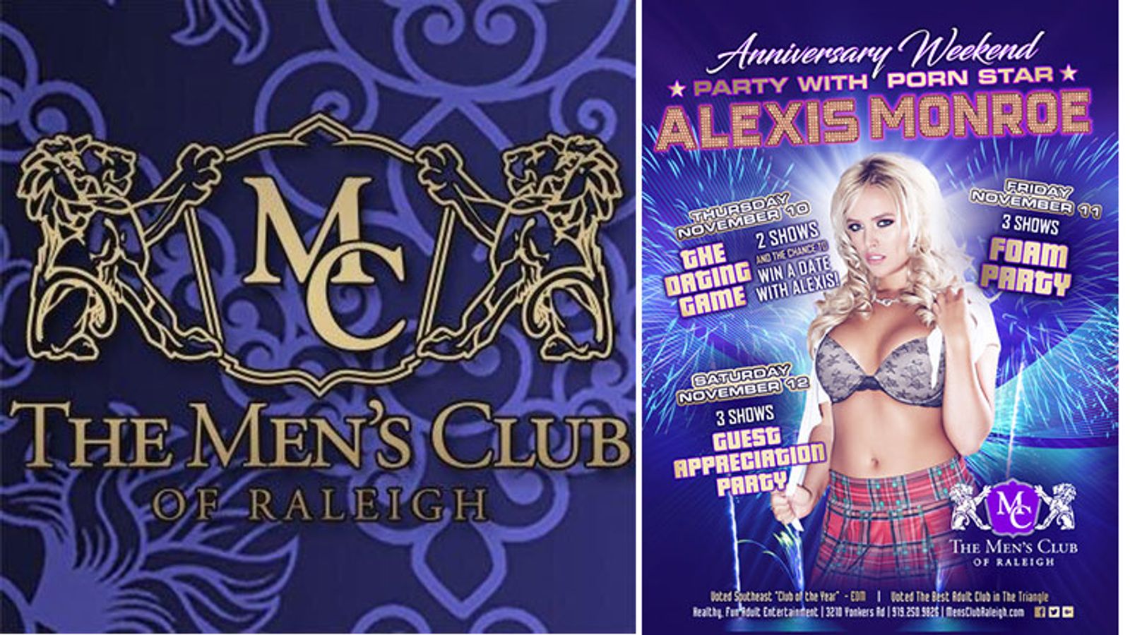 Fans Can Win a Date With Alexis Monroe As She Heads to Raleigh