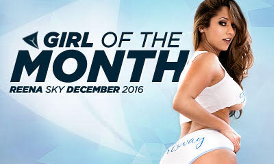 Reena Sky Honored as Girlsway's December 2016 Girl of the Month