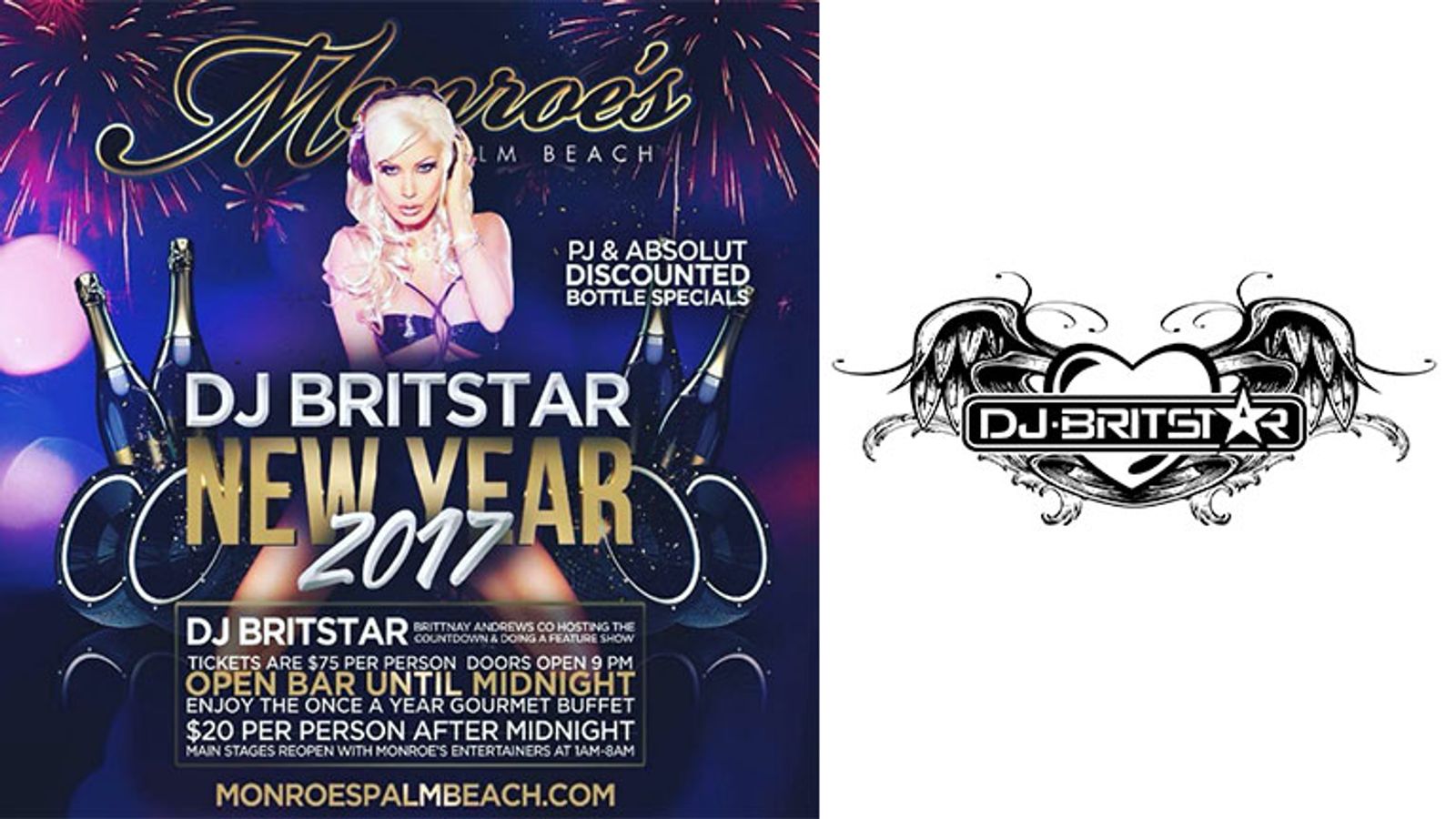 DJ BritStar Rings In the New Year In High Style In Palm Beach, FL