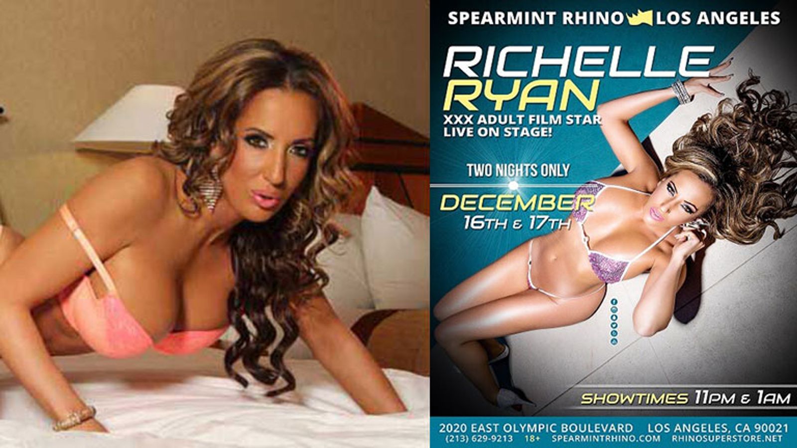 Richelle Ryan's at Spearmint Rhino in Los Angeles This Weekend