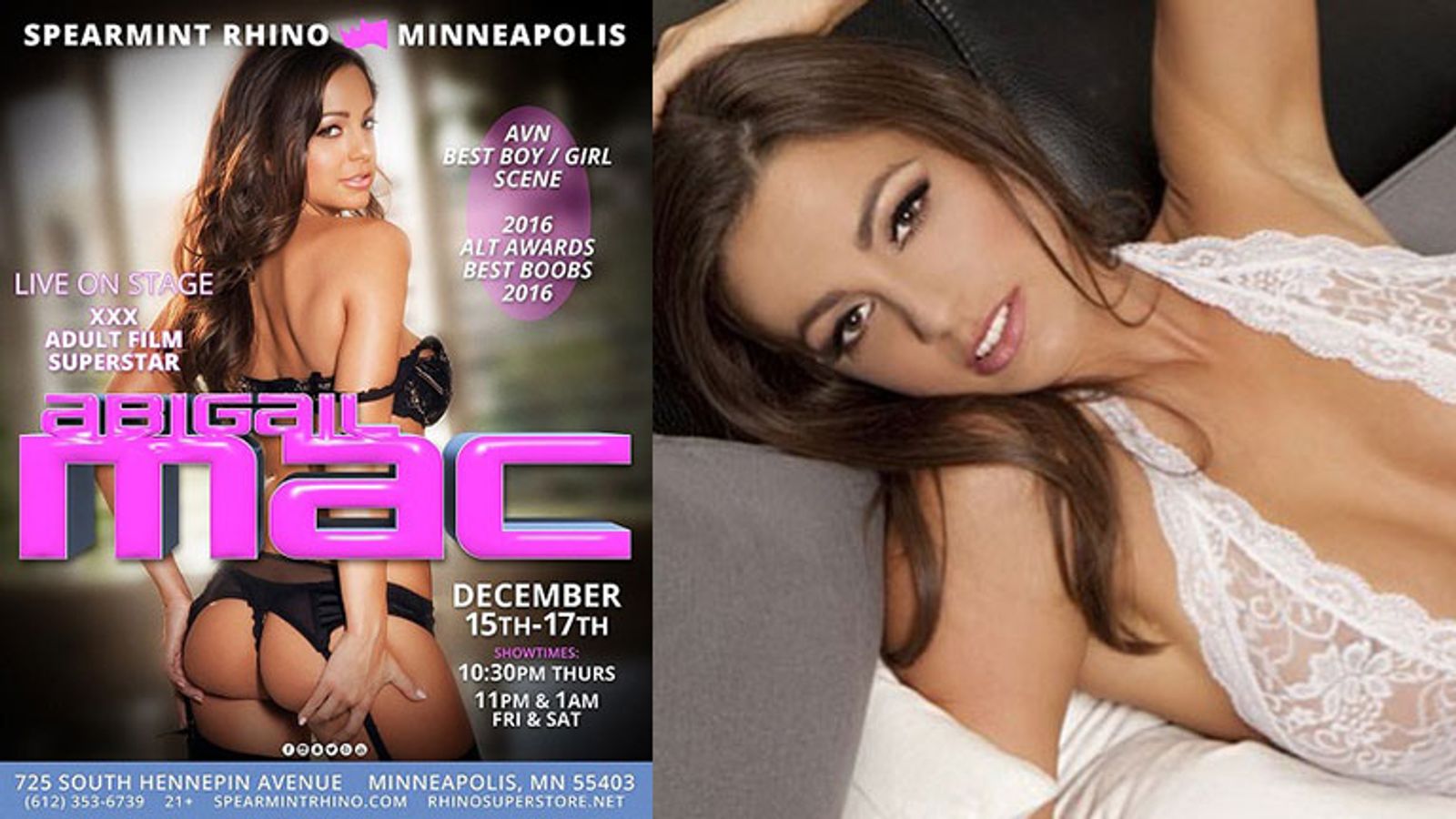 Abigail Mac Will Spend The Weekend Featuring In The Twin Cities