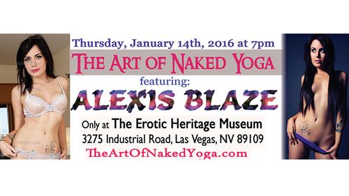 The Art Of Naked Yoga This Week Features Porn Star Alexis Blaze