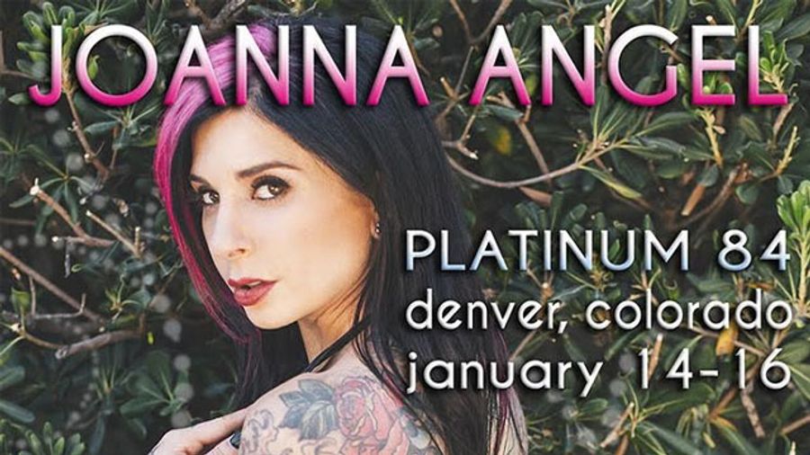 Joanna Angel To Feature 3 Nights At Denver's Platinum 84