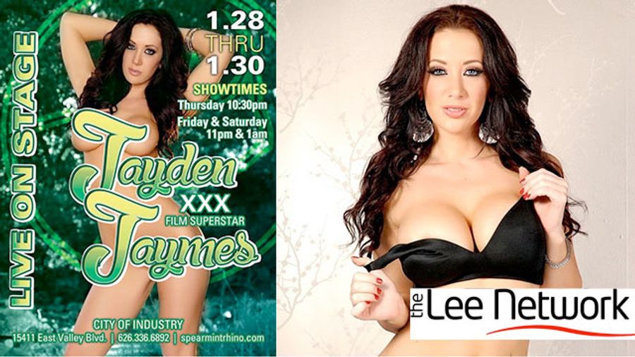 Jayden Jaymes To Take Stage at Spearmint Rhino in City of Industry