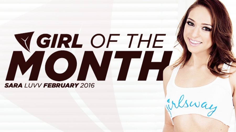 Sara Luvv Named Girlsway Girl of the Month for February 2016