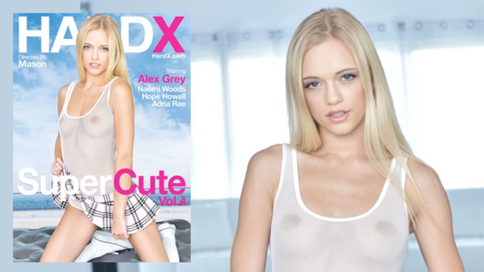 Newbie Alex Grey Takes Box Cover for Hard X's 'Super Cute 4'