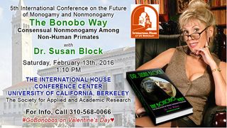 Dr. Susan Block to Give 'Bonobo Way' Talk at UC Berkeley