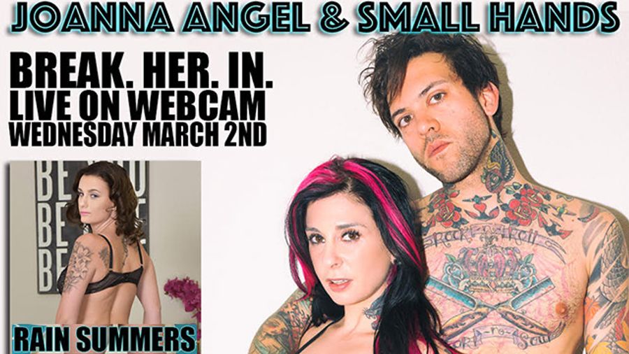 Joanna Angel to Introduce Rain Summers to Adult on March 2