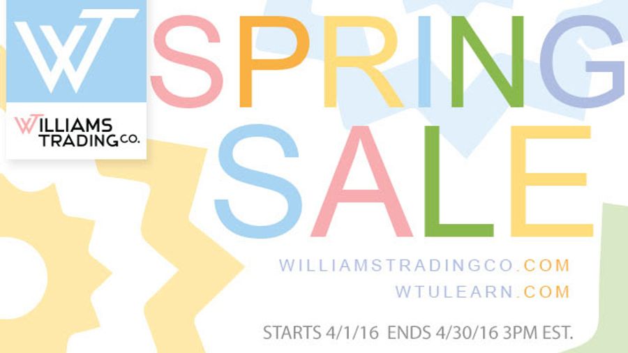 Williams Trading Holding Spring Super Sale
