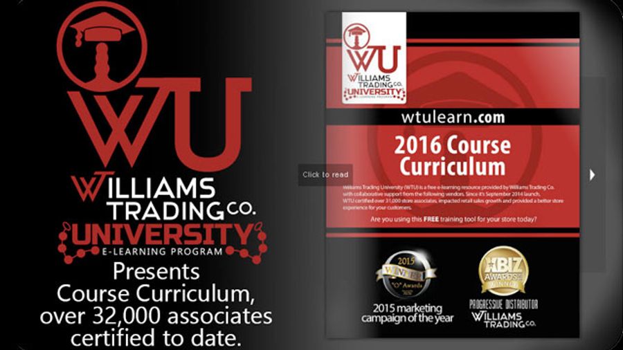 Williams Trading University Presents 2016 Course Curriculum