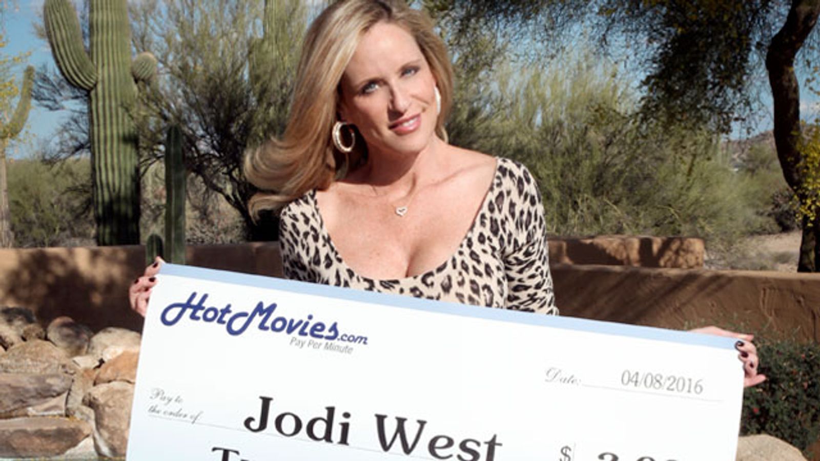 Jodi West Wins HotMovies.com 2016 Porn Star Tournament