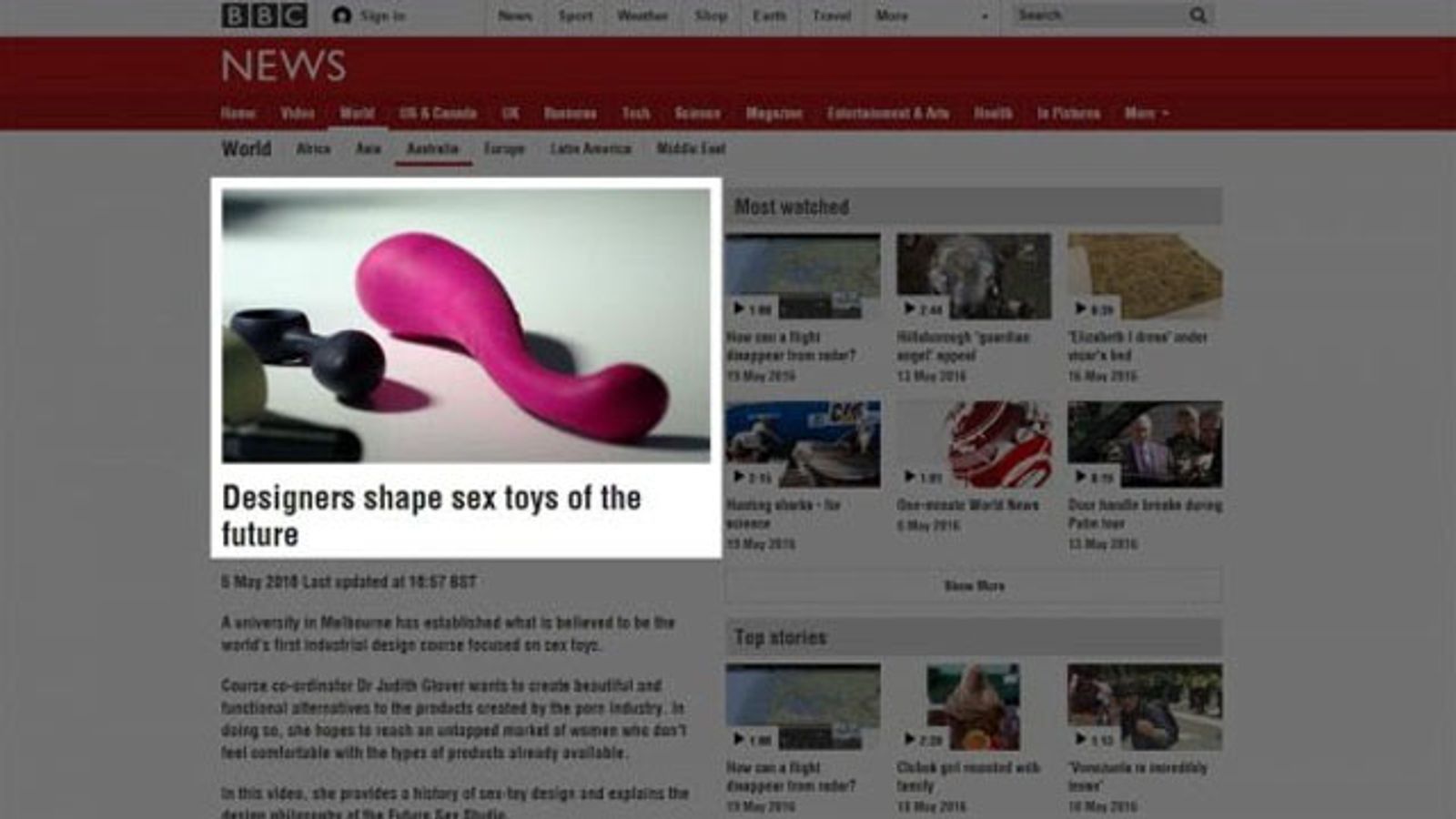 BBC Website Features BMS Factory’s Swan Products