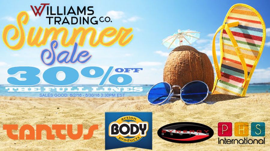 Williams Trading Hosting Special Summer Sale