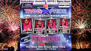 TS Madison to Host Trans Pride NYC at HQNYC Club Saturday