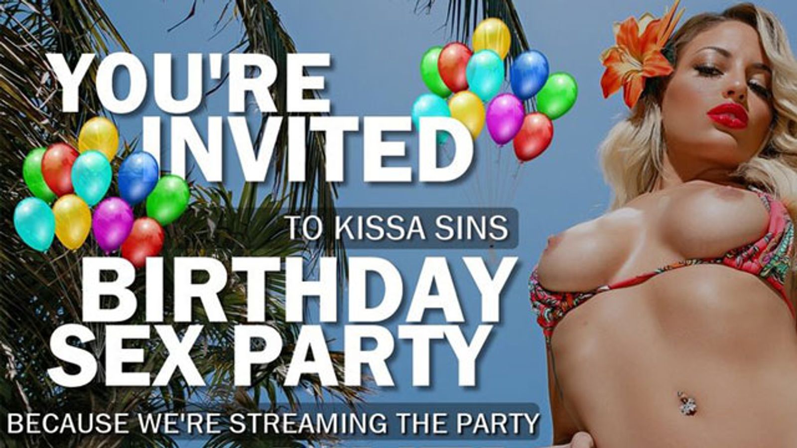 SinsLife.com Celebrates Kissa Sins' Birthday With Relaunch, 3-Day Sale