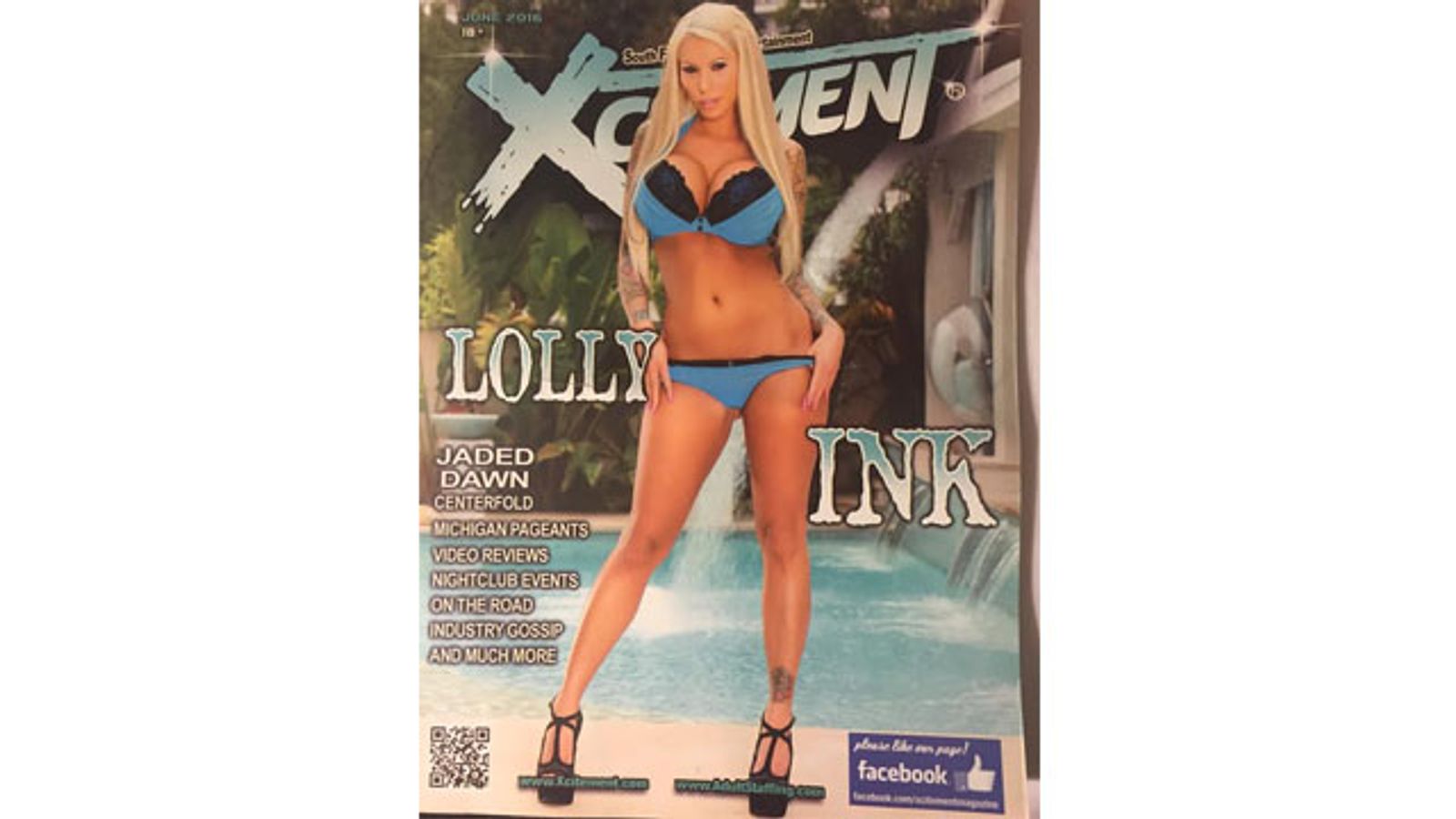 Lolly Ink Featured On Xcitement Magazine Cover