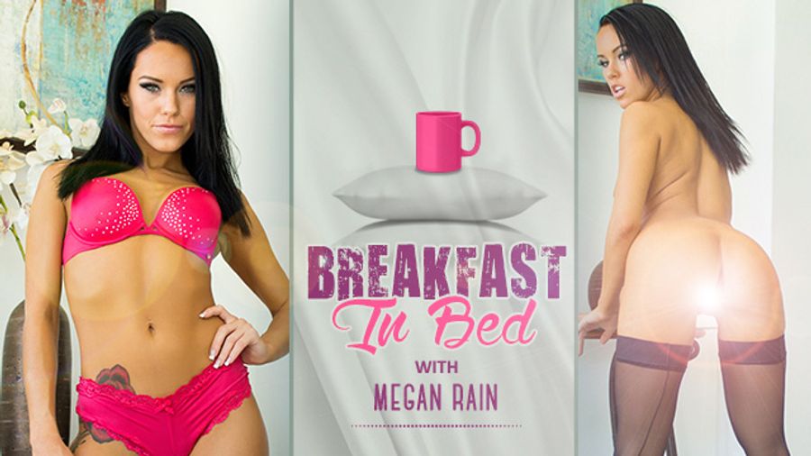 Megan Rain Makes Her WankzVR Debut with 'Breakfast in Bed'