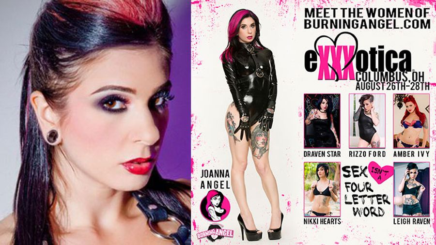 Joanna Angel & Girls to Fire Up OH at Exxxotica Expo