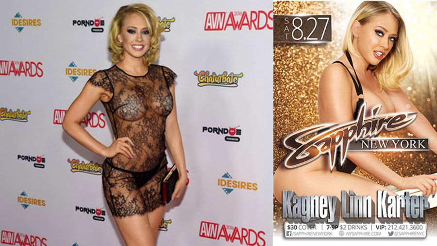 Kagney Linn Karter Returns to Sapphire NYC