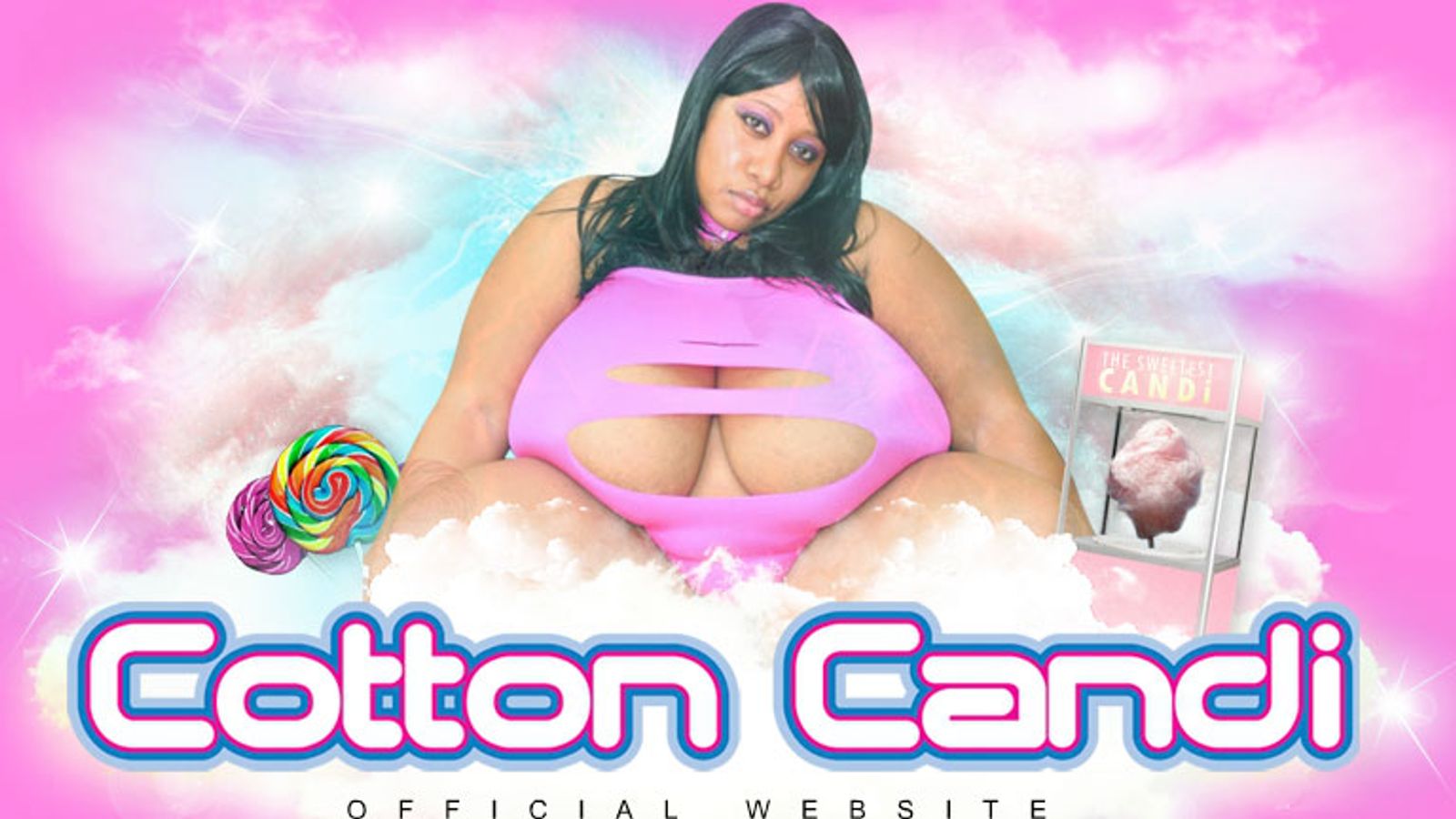 BBW Starlet Cotton Candi Launches Official Website