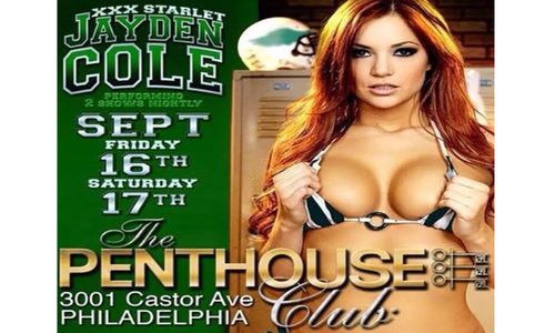 Jayden Cole at The Penthouse Club in Philly This Weekend