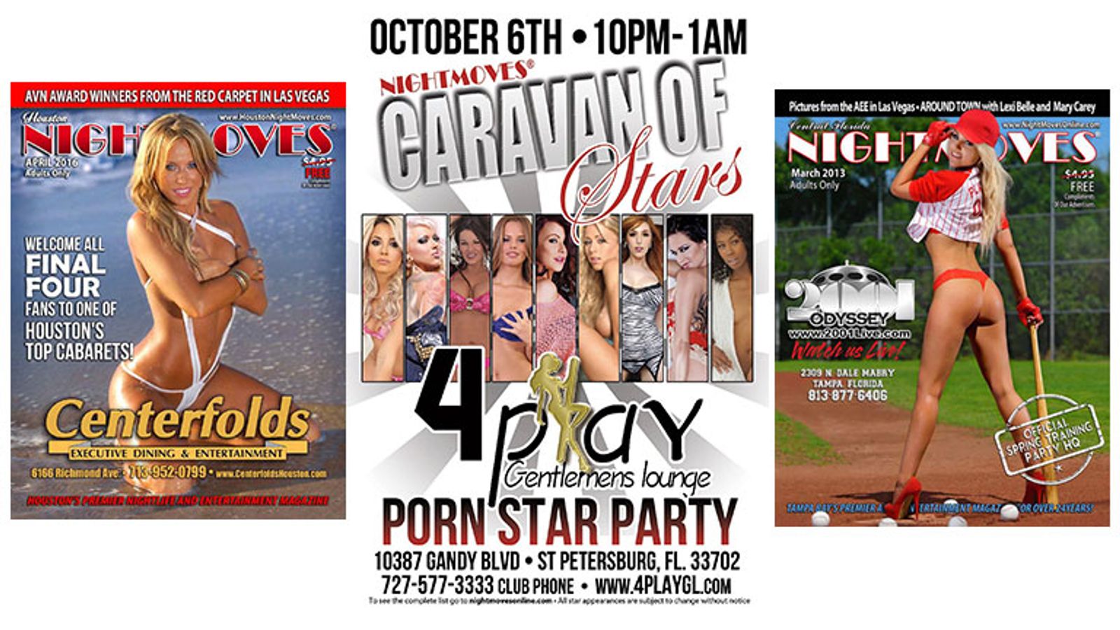 Pure Play Media & Airerose Sponsor 24th Annual NightMoves Caravan of Stars