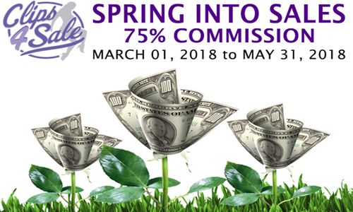 Clips4Sale Rolls Out Spring into Sales Incentive Program