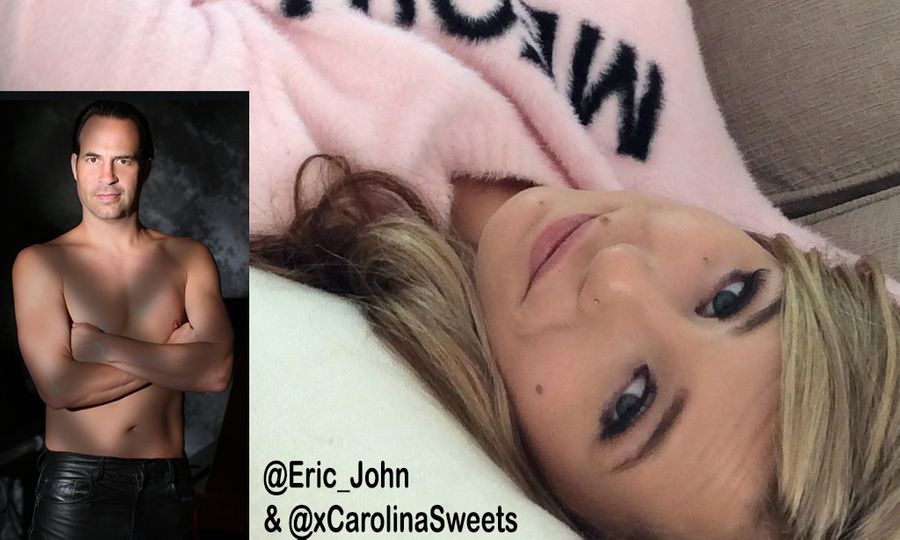 Carolina Sweets, Eric John Perform Live on ErotiqueTVLive.com