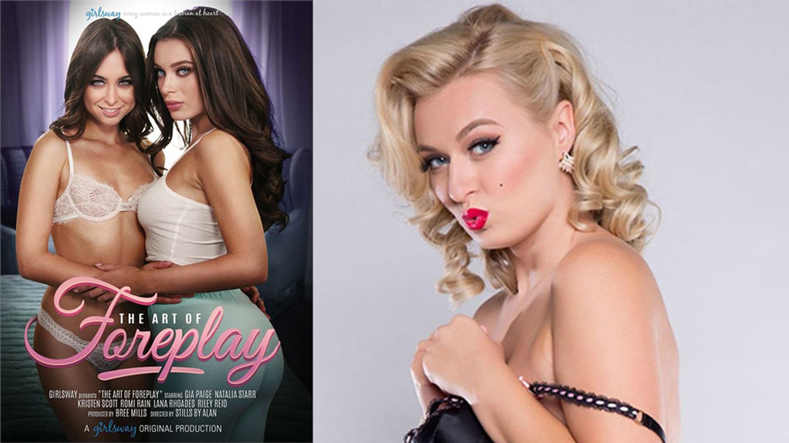 Gia Paige Schools Natalia Starr in Girlsway's ''Art of Foreplay'