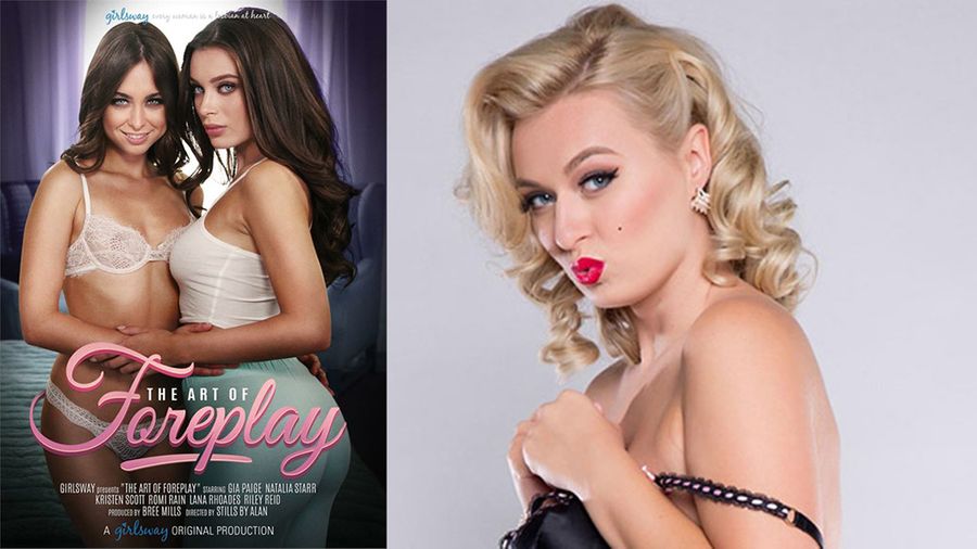 Gia Paige Schools Natalia Starr in Girlsway's ''Art of Foreplay'