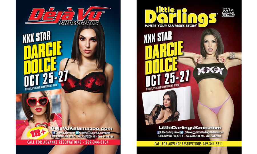 Darcie Dolce to Feature at Déjà vu & Little Darlings in Kalamazoo