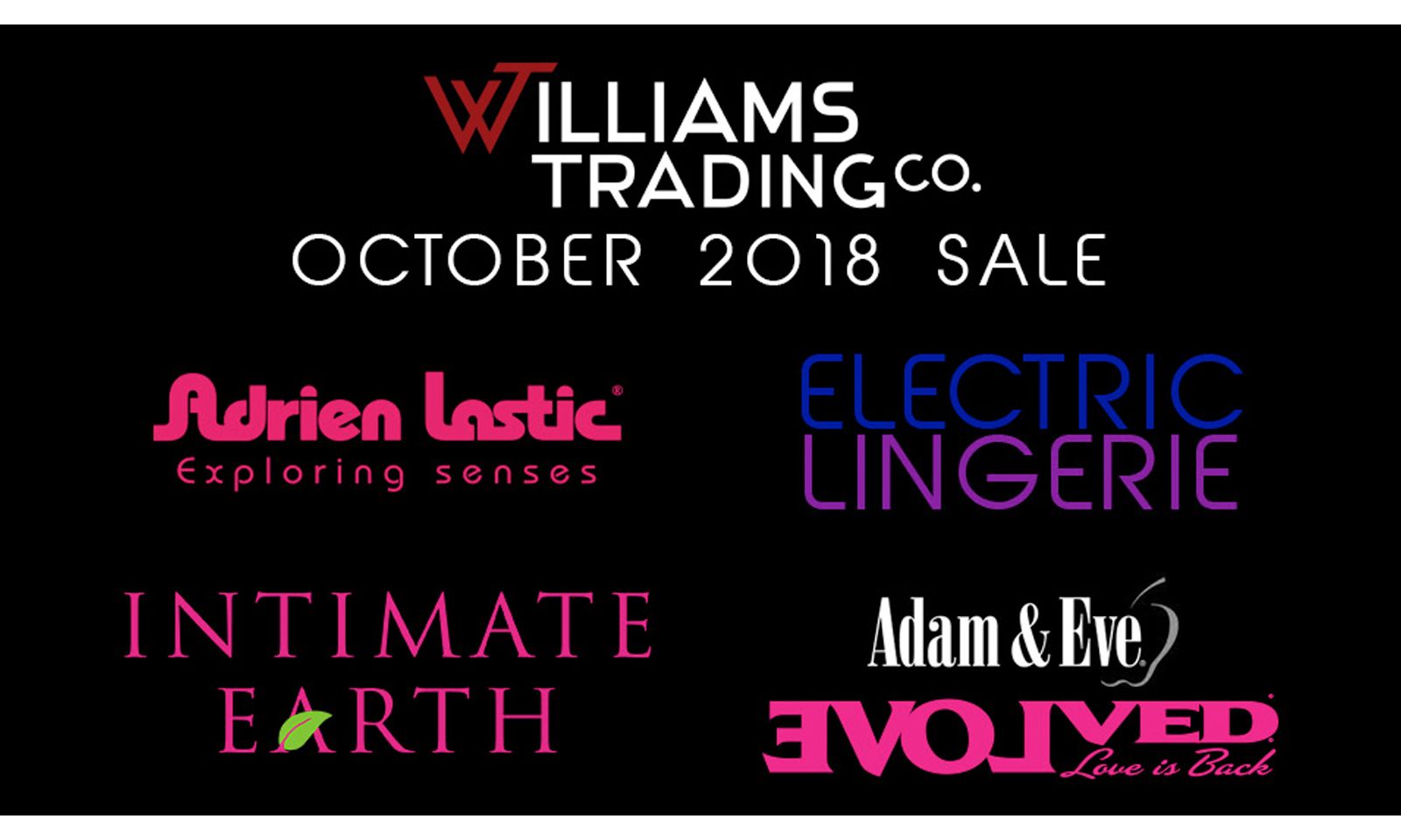 Williams Trading Holding Month-Long Sale in October