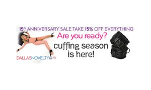 Dallas Novelty Kicks Off Cuffing Season with Sale On Restraints