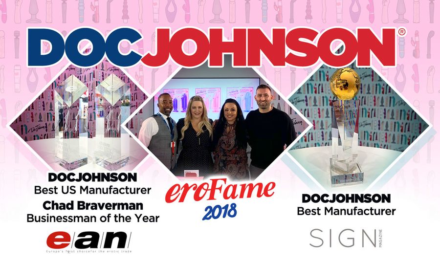 Doc Johnson Reports Successful Showing, Wins Awards at eroFame