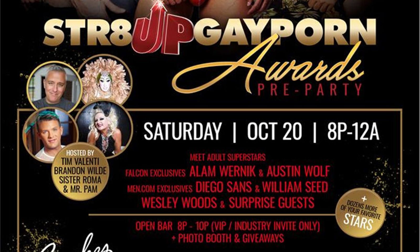Str8UpGayPorn Awards Pre-Party Set For Beaches West Hollywood