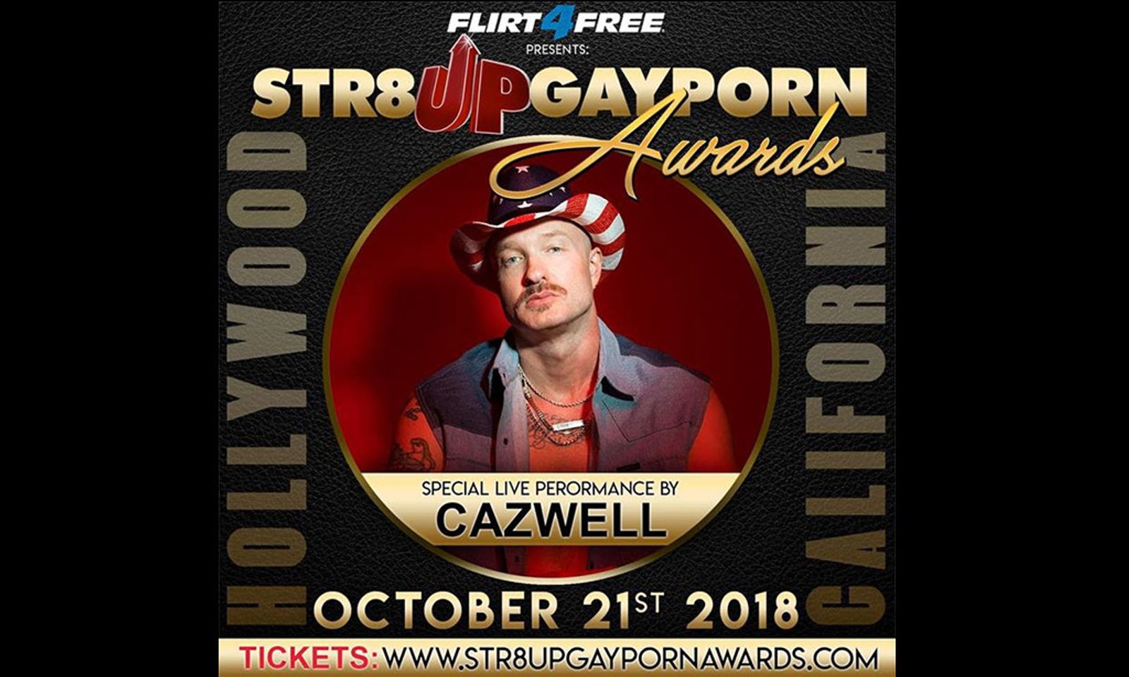 Rapper Cazwell To Perform Live At The 2018 Str8UpGayPorn Awards