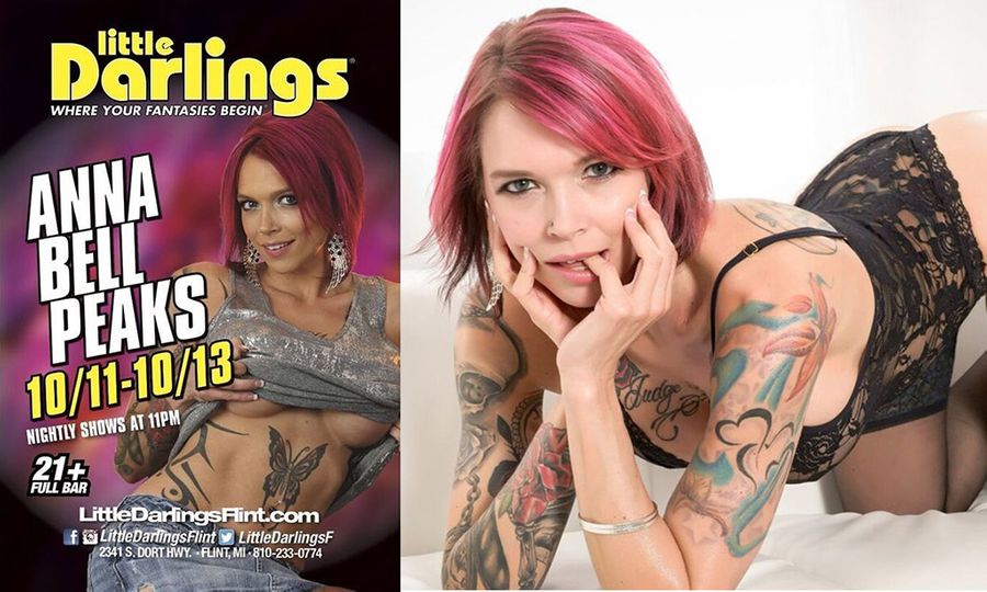 Anna Bell Peaks To Feature at Little Darlings, Deja Vu In Flint