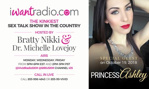 Dominatrix Princess Ashley To Appear on iWantRadio SiriusXM 415