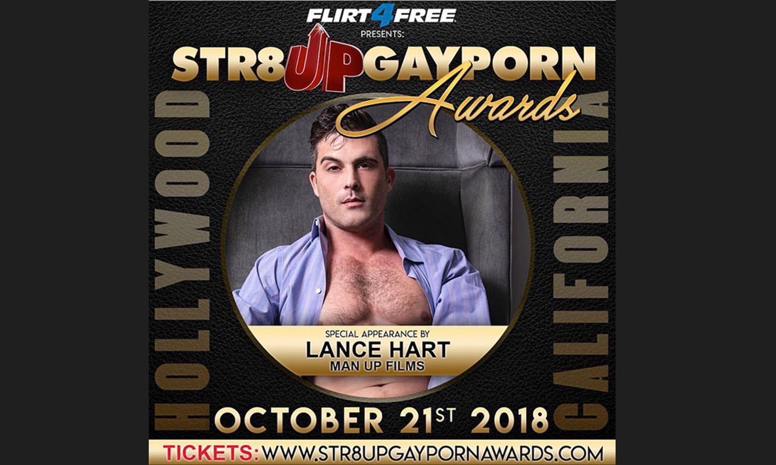 Lance Hart Set to Rock the Str8UpGayPorn Awards