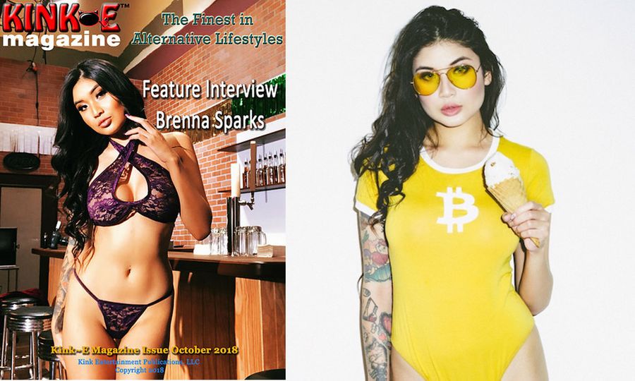 Brenna Sparks Gets Blockchain Nom, Scores Kinke Mag Cover