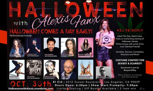 Alexis Fawx Hosts Halloween-Themed 'High as Fawx' Variety Show