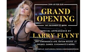 Hustler Hollywood Opening in Baton Rouge, Larry Flynt To Visit