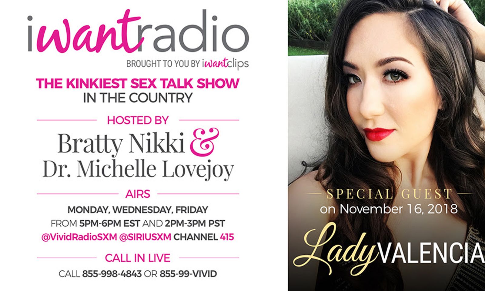 iWantRadio Welcomes Lady Valencia Today