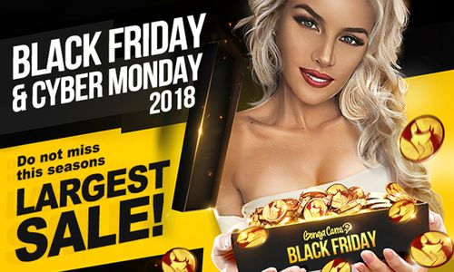 BongaCams Hosting Big Sales on Black Friday, Cyber Monday