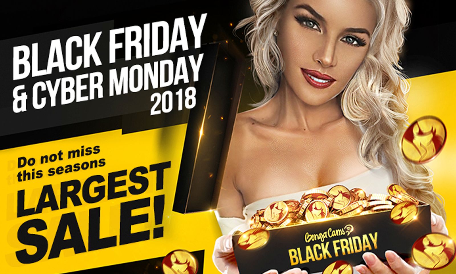 BongaCams Hosting Big Sales on Black Friday, Cyber Monday
