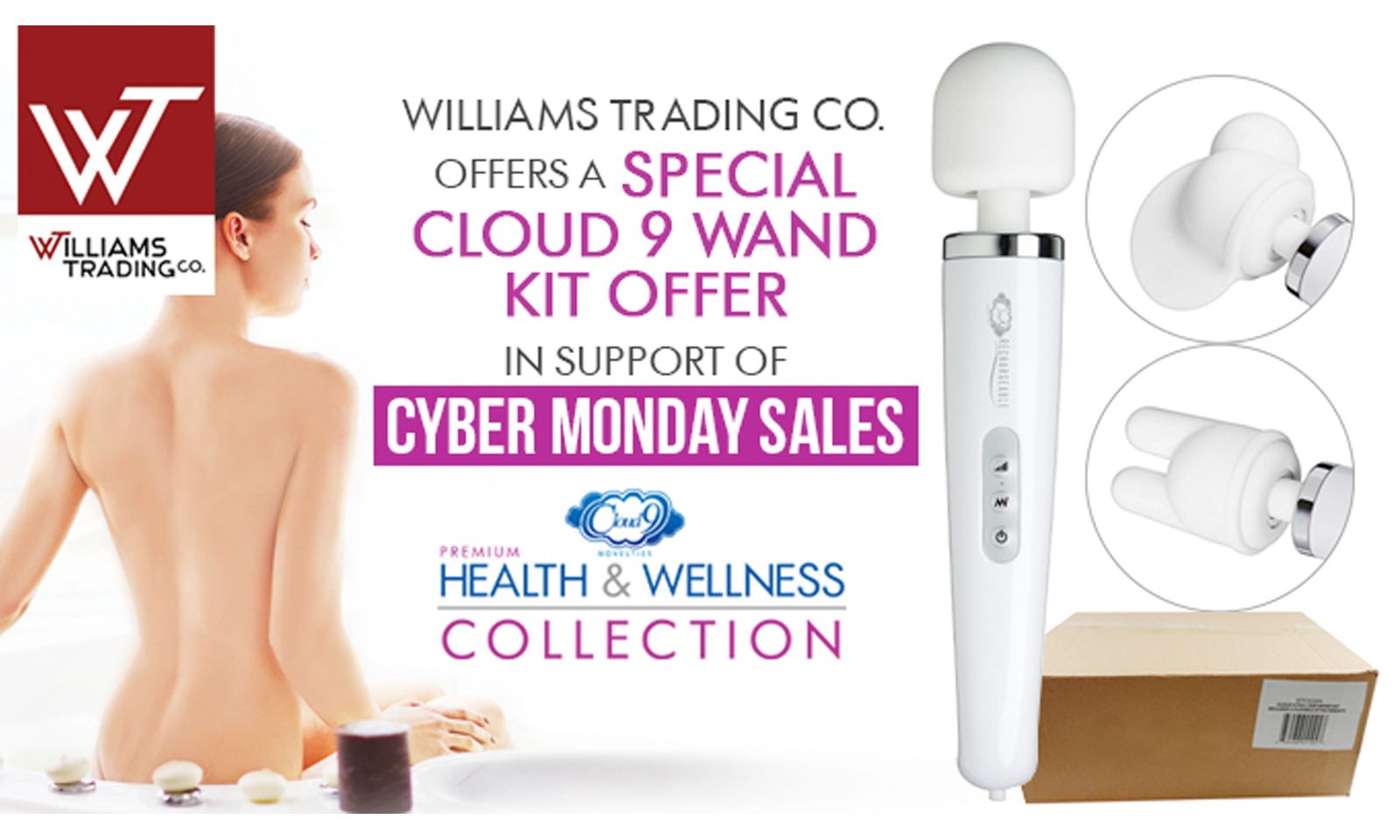 Williams Trading Has Cloud 9 Wand Kit Offer for Cyber Monday Sale
